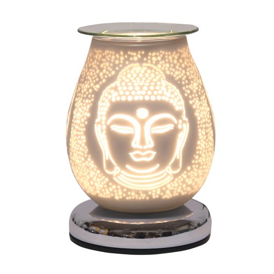 Duftlampe med touch funksjon - White Satin Buddha